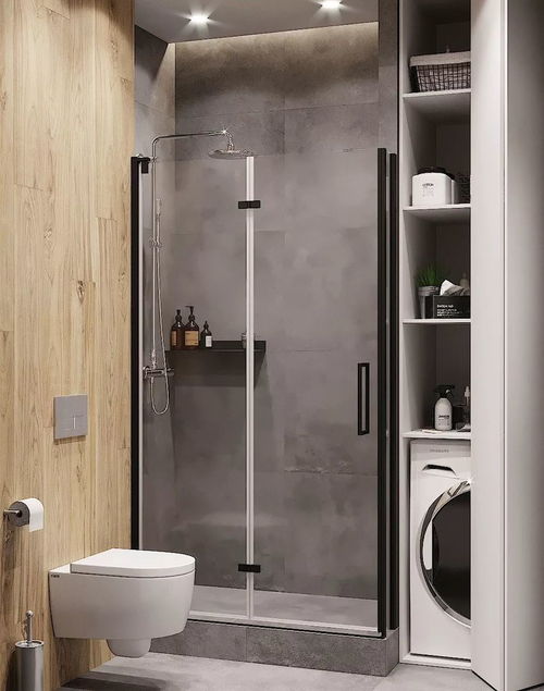 卫生间35种洗衣机摆放巧思 折叠洗衣机新灵感